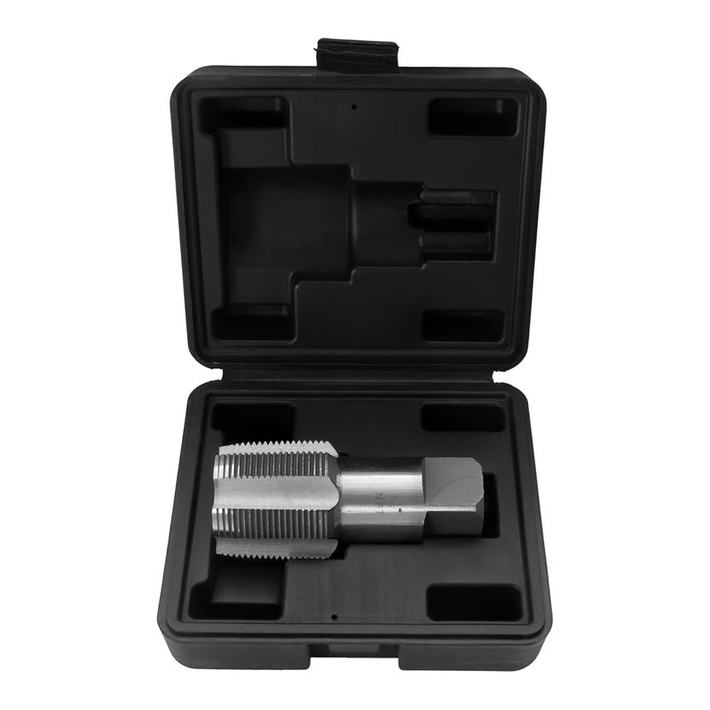 HFS (R)1-1/2" NPT Pipe Tap，Carbon Steel Pipe Threading Tools with Storage Case for Industrial/Plumbing/Auto Repair DIY Thread cutting tools - Image 4